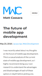 Mobile Screenshot of mattcassara.com